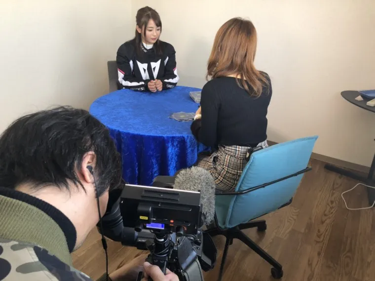 千葉テレビ取材の様子１