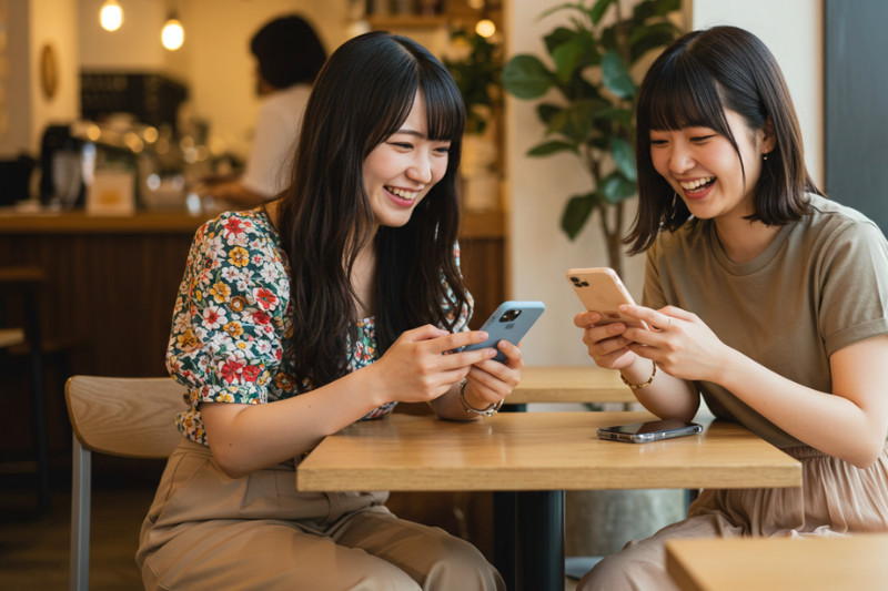 恋愛相談している女性二人